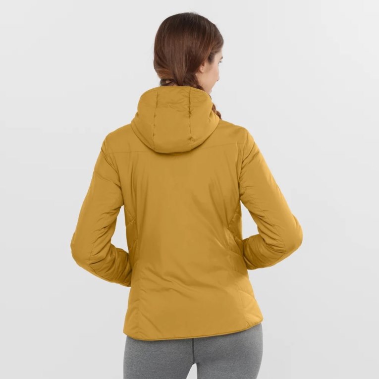 Salomon Outrack Women's Insulated Jackets Yellow | 598-NPSLWM