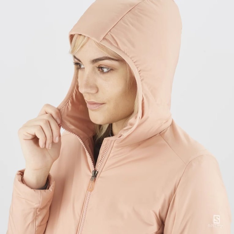 Salomon Outrack Women's Insulated Jackets Apricot | 718-HVCIWM