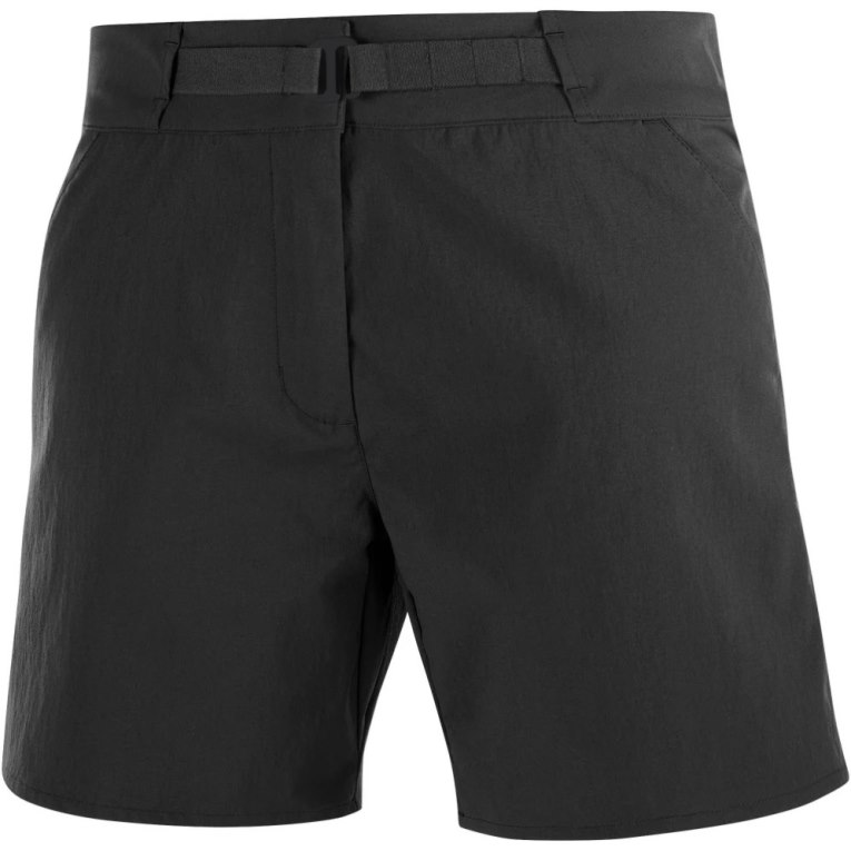 Salomon Outrack Women's Running Shorts Black | 086-WILUMT