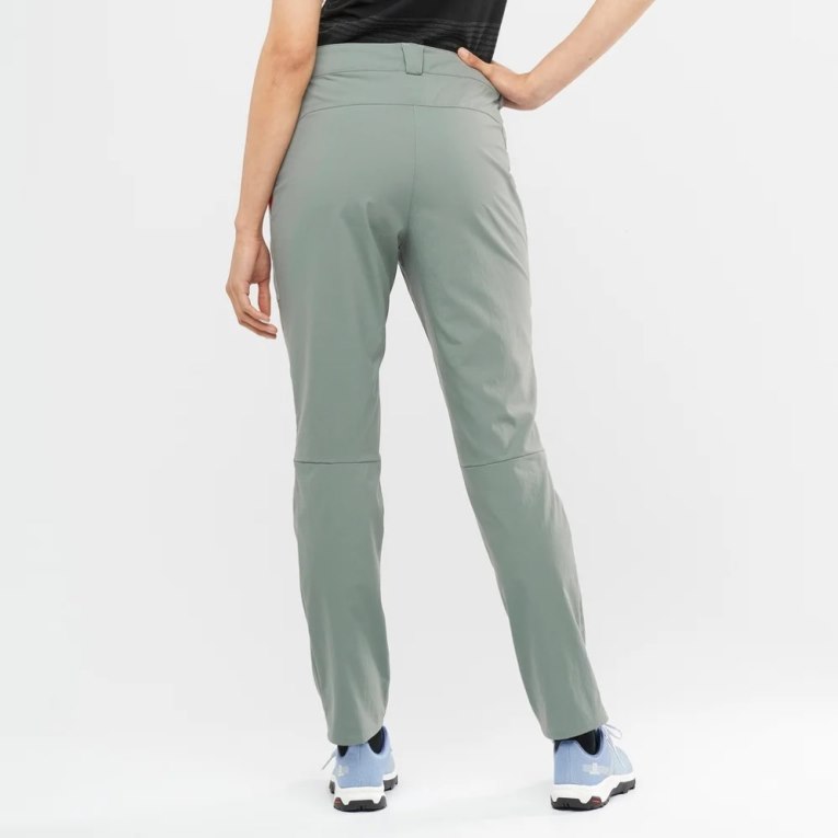 Salomon Outrack Women's Sport Pants Green | 315-GYKETP