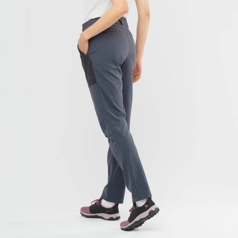 Salomon Outrack Women's Sport Pants Navy | 286-NKRWSJ