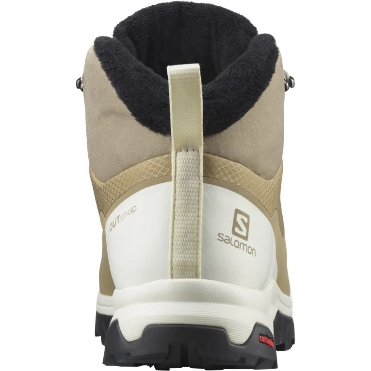 Salomon Outsnap CSWP Men's Winter Boots Olive | 610-POSZBN