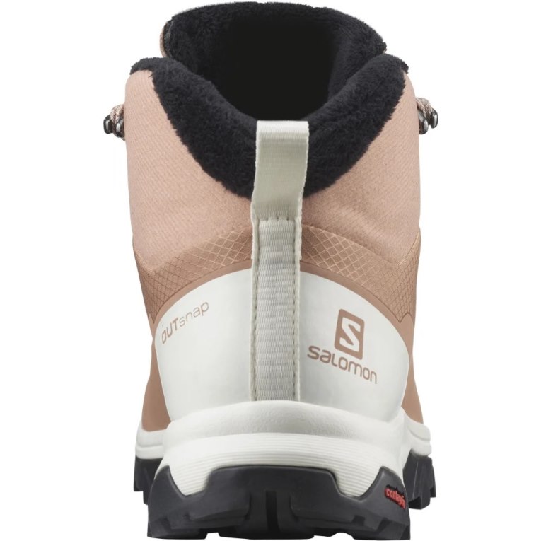 Salomon Outsnap CSWP Women's Winter Boots Brown | 275-PMSJCR