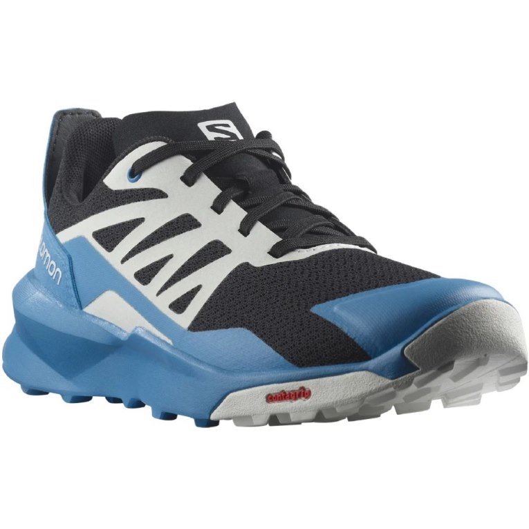 Salomon Patrol Kids' Hiking Shoes Blue / Black | 971-BQLPOM