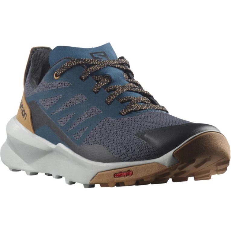 Salomon Patrol Kids' Hiking Shoes Navy | 901-LAGMDS