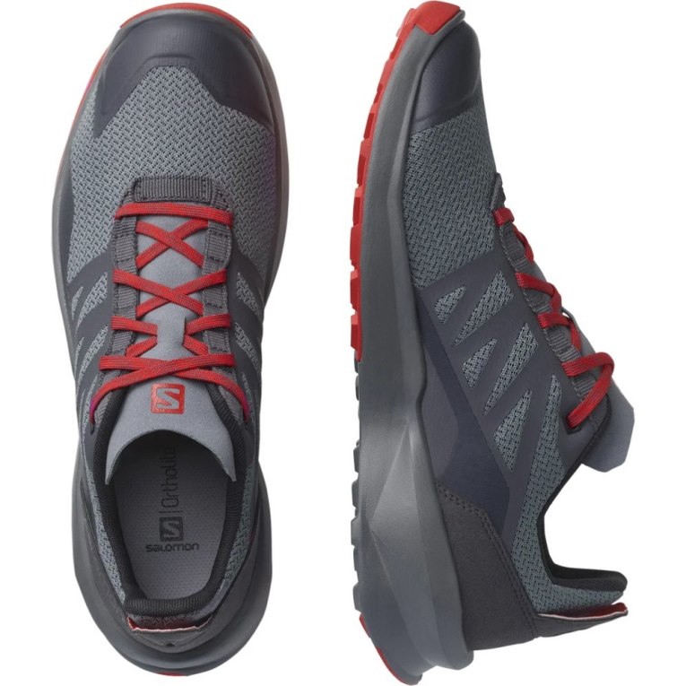 Salomon Patrol Men's Hiking Shoes Dark Grey | 734-IMKSRN