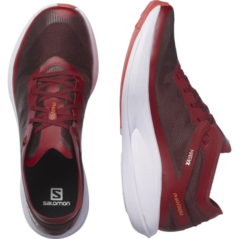 Salomon Phantasm Men's Running Shoes Burgundy | 975-XZFQVA