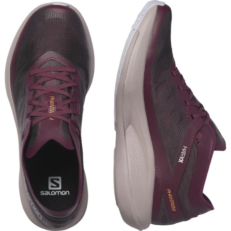 Salomon Phantasm Women's Running Shoes Burgundy | 943-GHTJRX