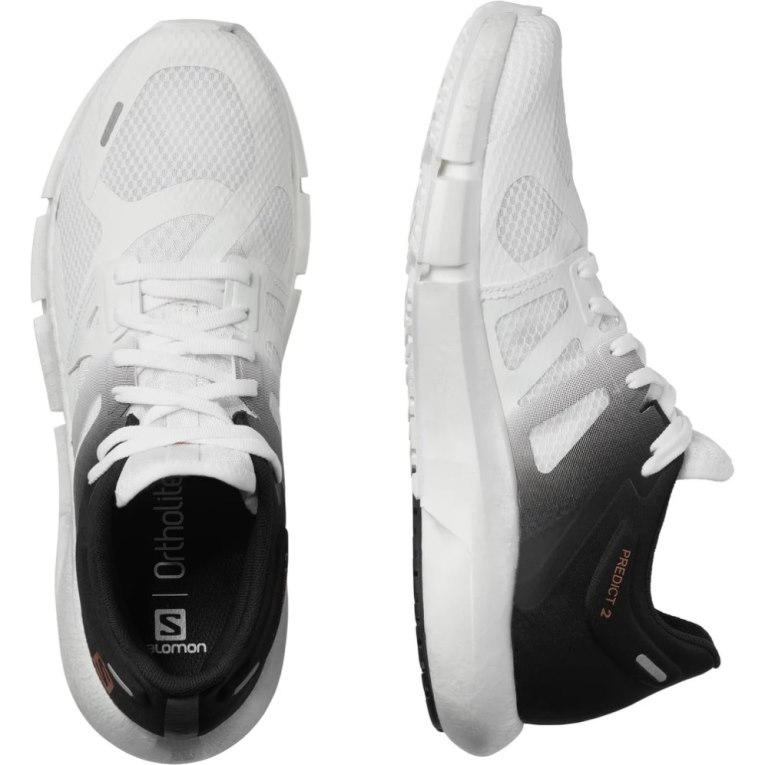 Salomon Predict 2 Men's Running Shoes White / Black | 536-HGFYXR