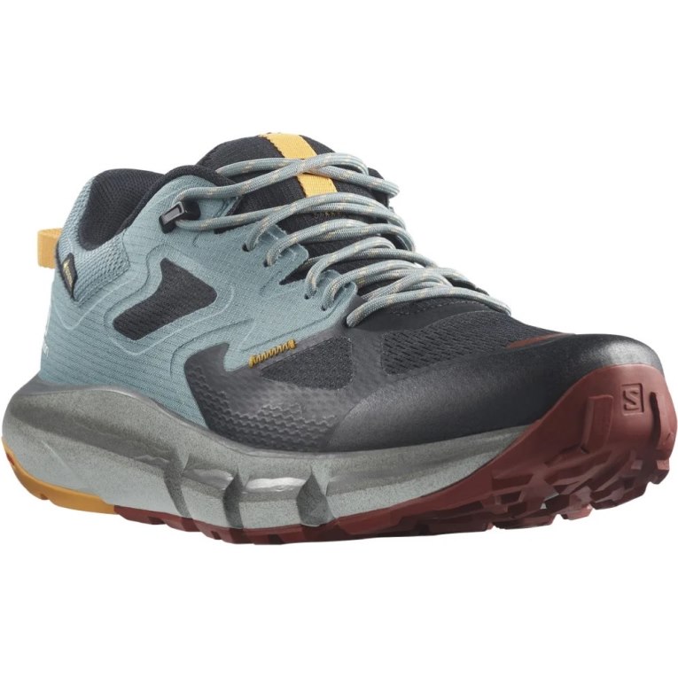 Salomon Predict Hike GTX Men's Hiking Shoes Turquoise / Black | 380-OPAVYE