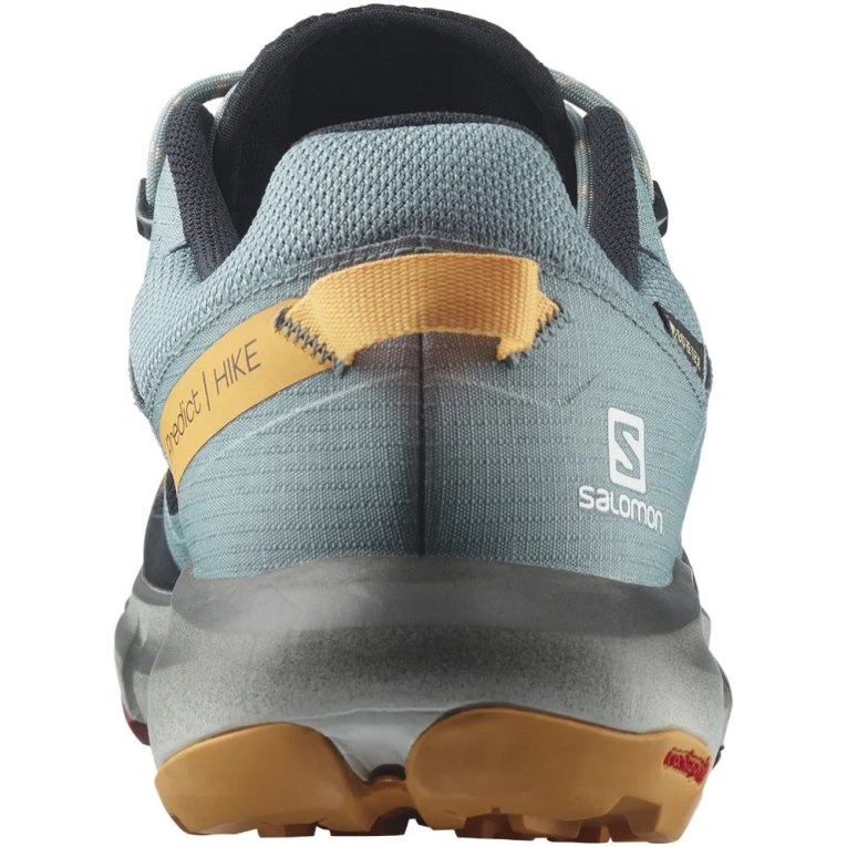 Salomon Predict Hike GTX Men's Hiking Shoes Turquoise / Black | 380-OPAVYE