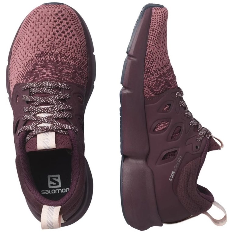 Salomon Predict Soc 2 Women's Running Shoes Burgundy | 892-JYZNAX