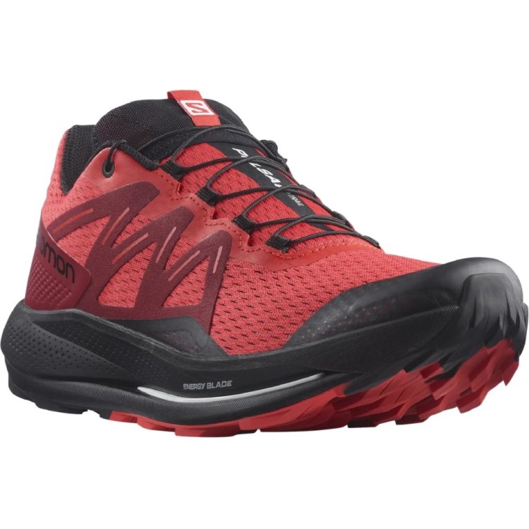 Salomon Pulsar Men's Trail Running Shoes Red | 185-PBZAFS