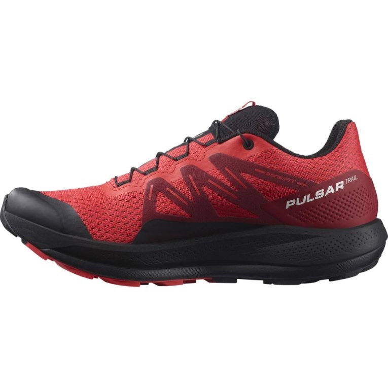 Salomon Pulsar Men's Trail Running Shoes Red | 185-PBZAFS