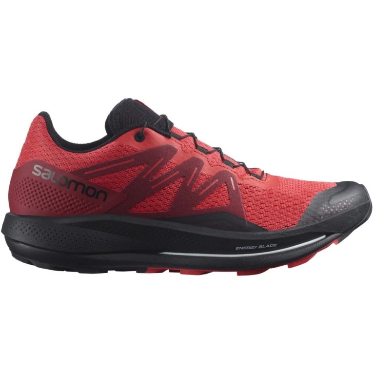 Salomon Pulsar Men\'s Trail Running Shoes Red | 185-PBZAFS