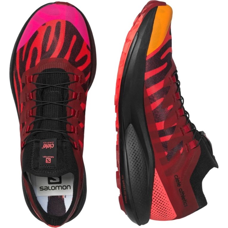 Salomon Pulsar Pro For Ciele Women's Trail Running Shoes Red | 215-NVISPJ