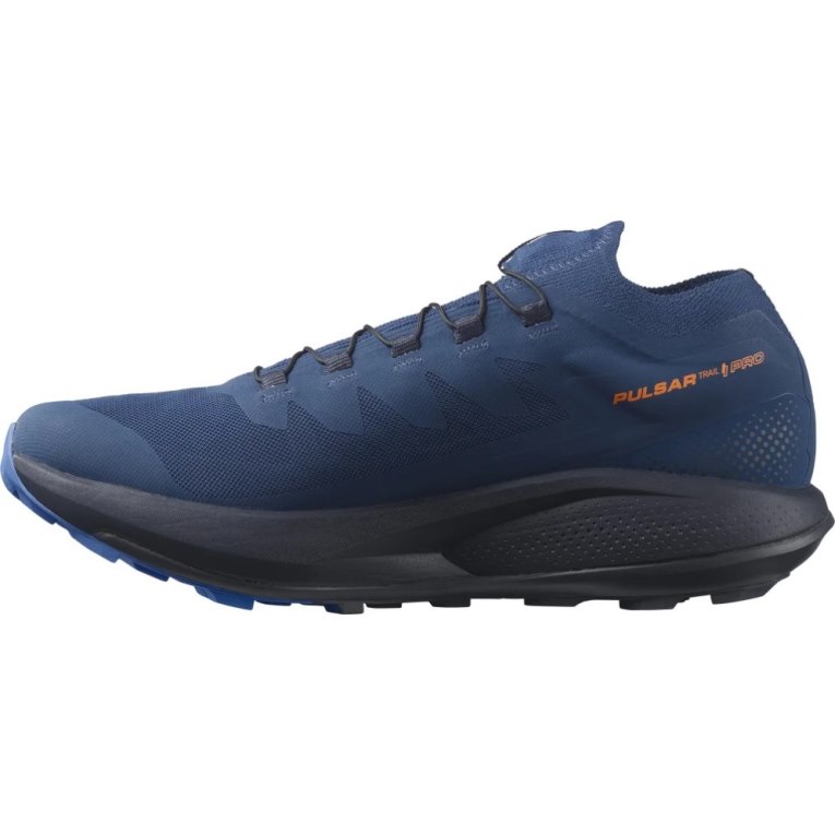 Salomon Pulsar Pro Men's Trail Running Shoes Navy | 658-TEDLXN