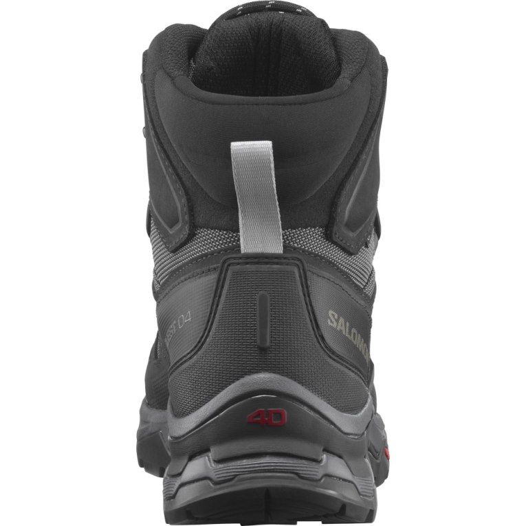 Salomon Quest 4 GTX Men's Hiking Boots Black | 716-DBSMRQ