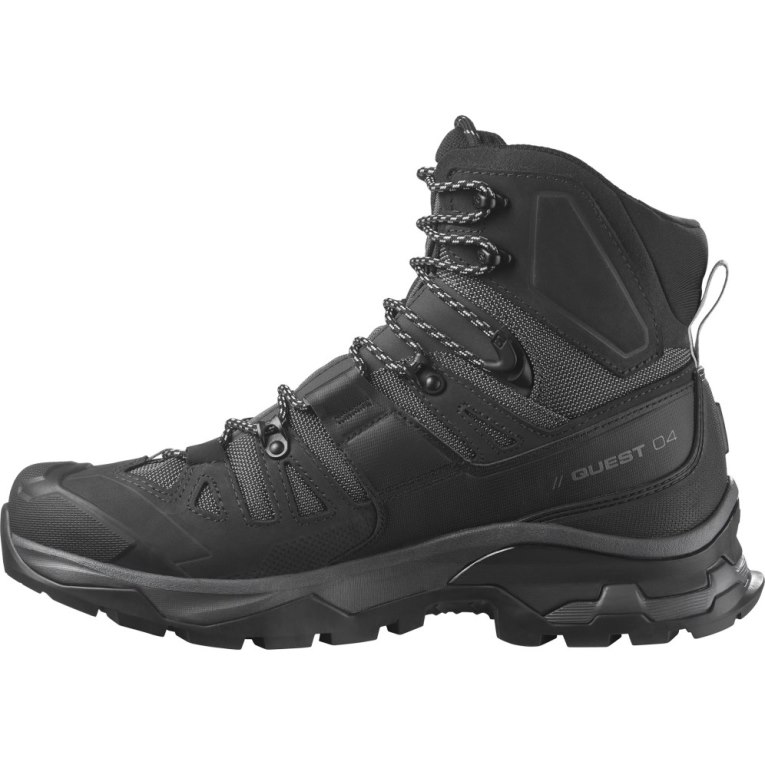 Salomon Quest 4 GTX Men's Hiking Boots Black | 716-DBSMRQ