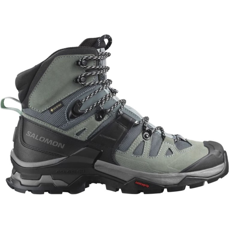 Salomon Quest 4 GTX Women\'s Hiking Boots Olive / Black | 508-DYRHUC