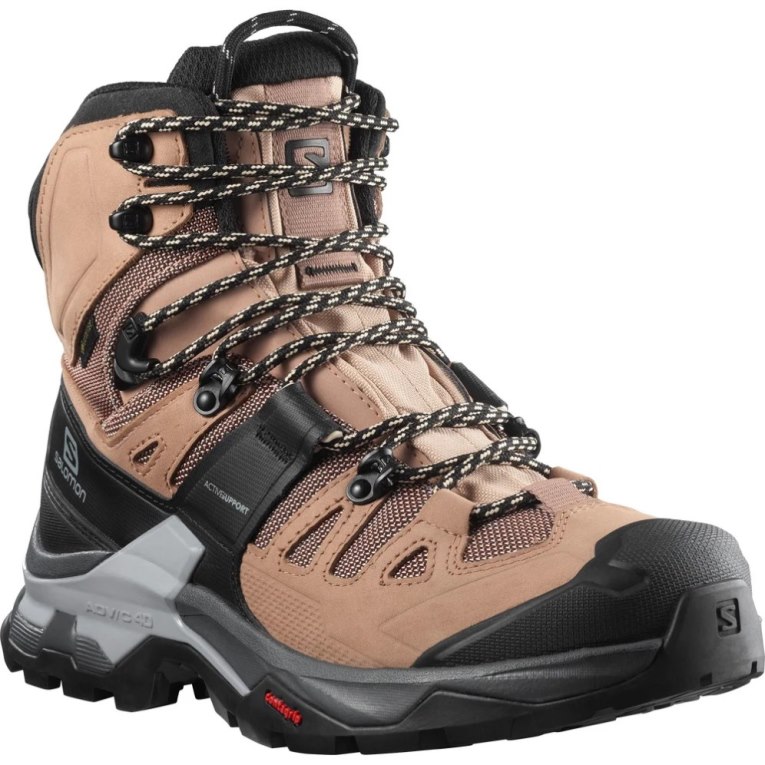 Salomon Quest 4 GTX Women's Hiking Boots Brown / Black | 680-ASXCTD