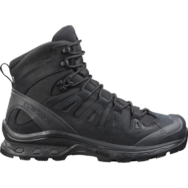 Salomon Quest 4d Forces 2 EN Men\'s Tactical Boots Black | 563-BYCSVL