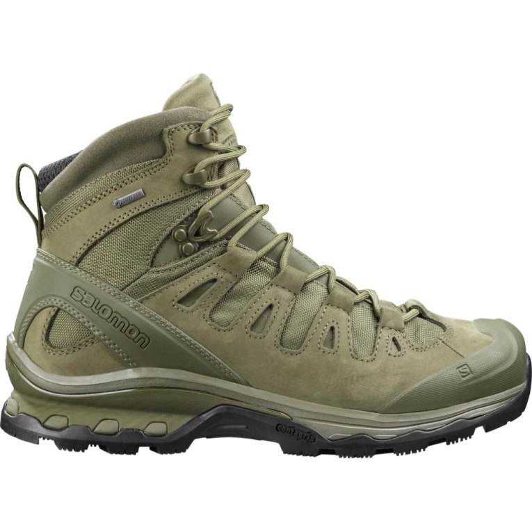 Salomon Quest 4d GTX Forces 2 EN Women\'s Tactical Boots Olive | 058-FHEYMT