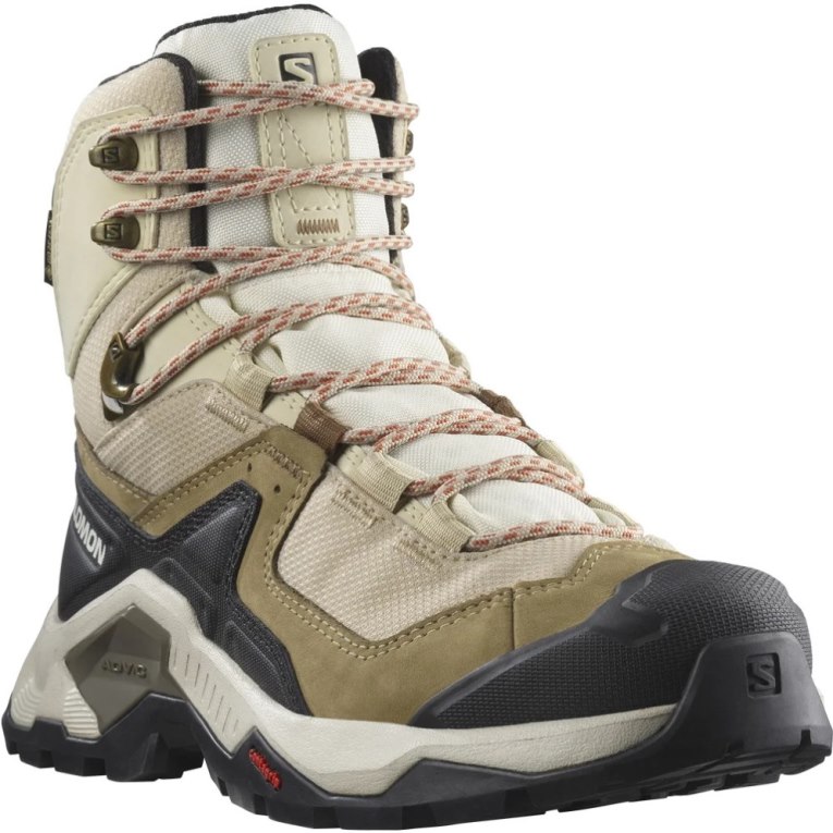 Salomon Quest Element GTX Women's Hiking Boots Beige / Olive / Black | 165-BNTXKW