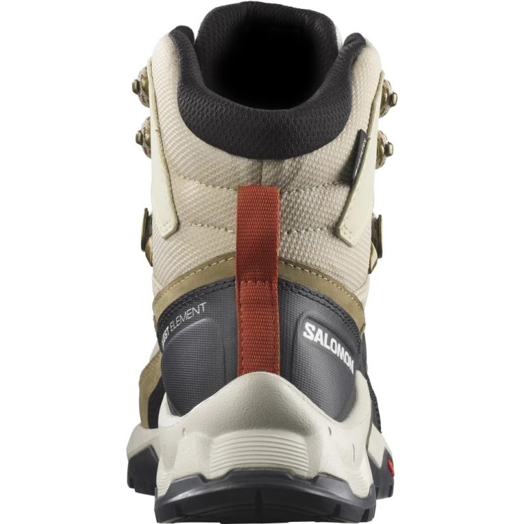 Salomon Quest Element GTX Women's Hiking Boots Beige / Olive / Black | 165-BNTXKW