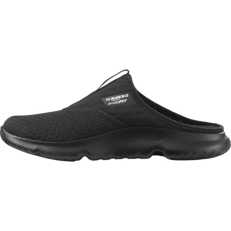 Salomon Reelax 5.0 Women's Slides Black | 130-ETKNXV