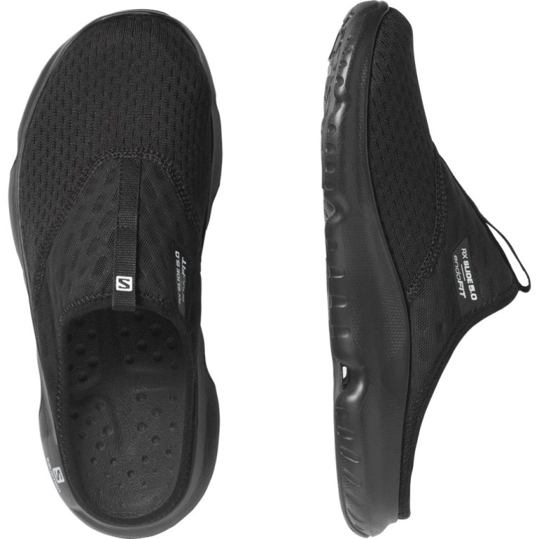 Salomon Reelax 5.0 Women's Slides Black | 130-ETKNXV