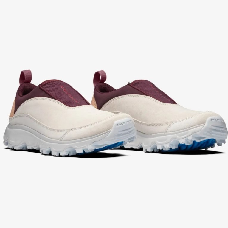 Salomon Rx Snow Moc 2 Advanced Women's Sneakers Cream / Burgundy | 780-MKYXNC