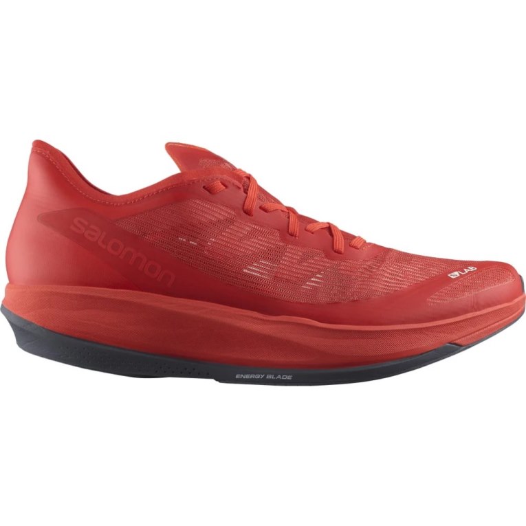 Salomon S/Lab Phantasm Cf Men\'s Running Shoes Red | 701-DOYSHX