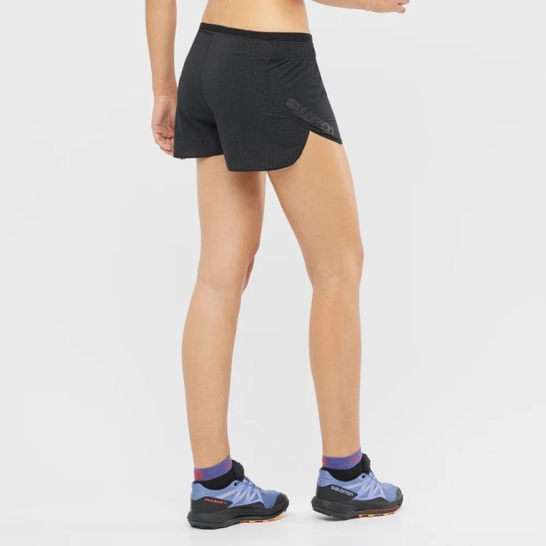 Salomon Sense Aero 3'' Women's Running Shorts Black | 075-IYABCQ