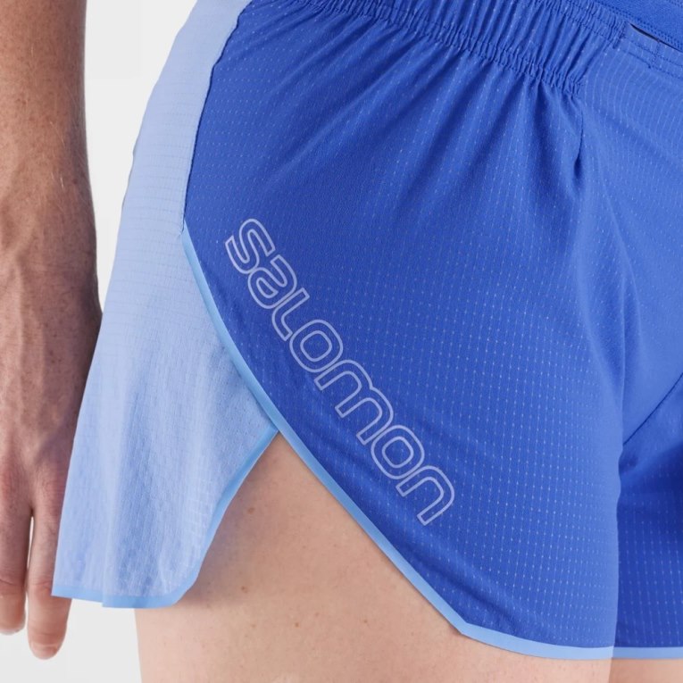 Salomon Sense Aero 3'' Women's Running Shorts Blue | 219-GNHUSB