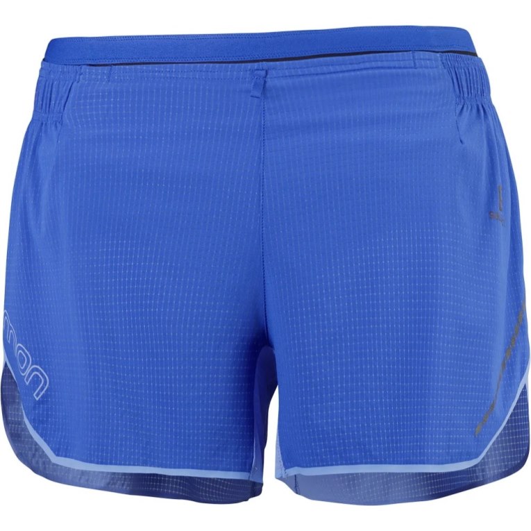 Salomon Sense Aero 3'' Women's Running Shorts Blue | 219-GNHUSB