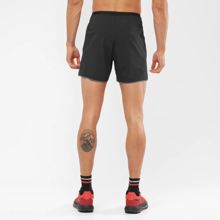 Salomon Sense Aero 5'' Men's Shorts Black | 378-GPHQNO