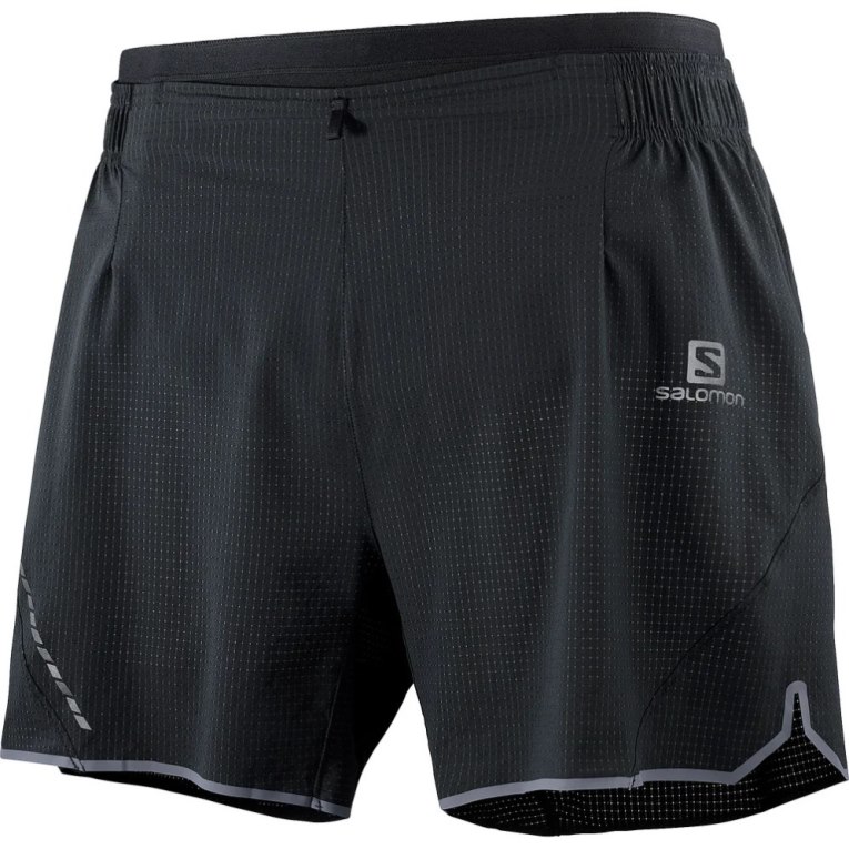 Salomon Sense Aero 5'' Men's Shorts Black | 378-GPHQNO