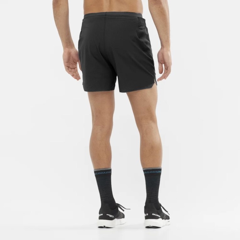 Salomon Sense Aero 5'' Men's Shorts Black | 859-KRQEBN