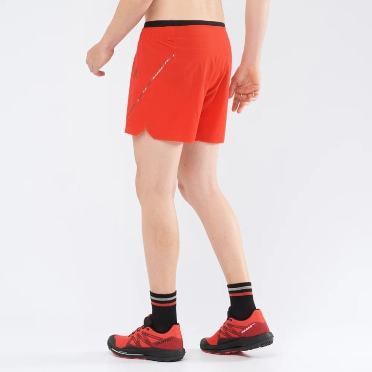 Salomon Sense Aero 5'' Men's Shorts Orange | 127-UXCRDG