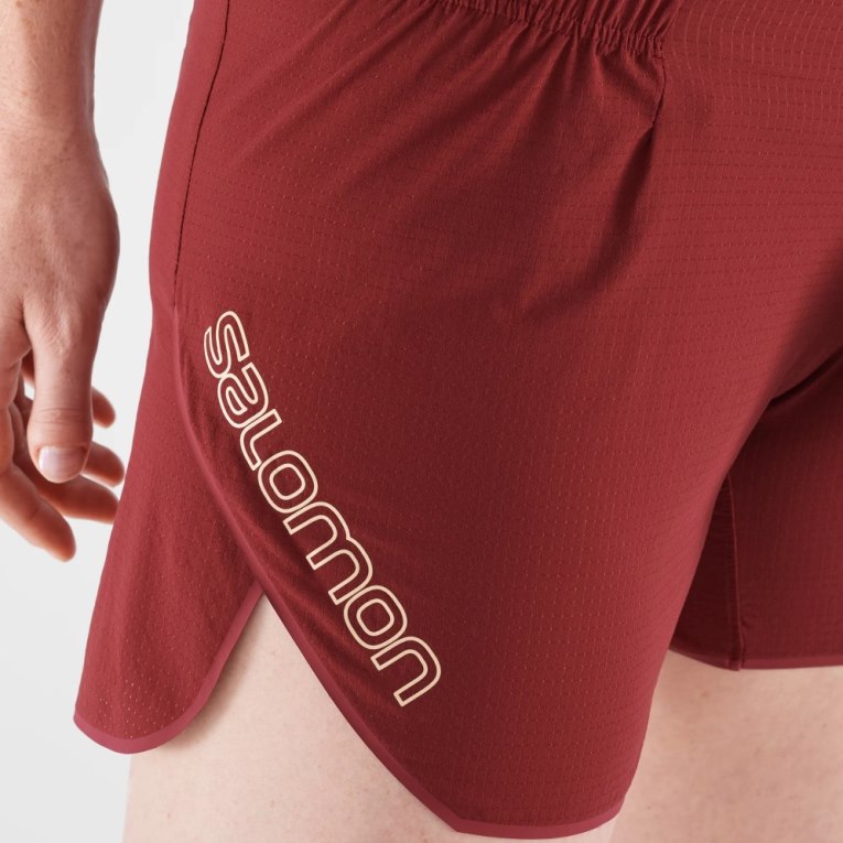 Salomon Sense Aero 5'' Women's Running Shorts Red | 168-IDOYQH