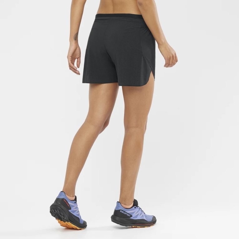 Salomon Sense Aero 5'' Women's Running Shorts Black | 429-QTKBFV