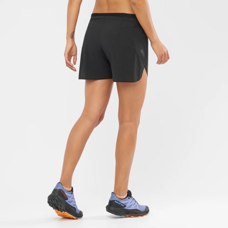 Salomon Sense Aero 5'' Women's Running Shorts Black | 612-XHJUAL