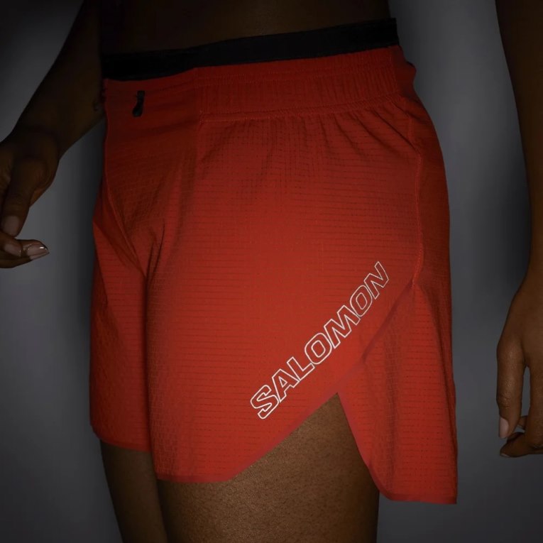 Salomon Sense Aero 5'' Women's Running Shorts Red | 952-UPWVGH