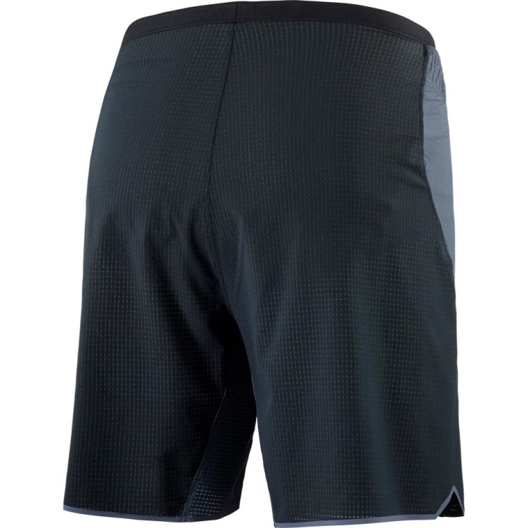 Salomon Sense Aero 7'' Men's Shorts Dark Grey / Black | 657-ZTDACF