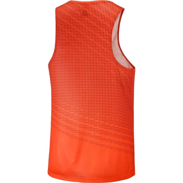 Salomon Sense Aero Singlet Men's Tanks Red | 219-PVLKYT