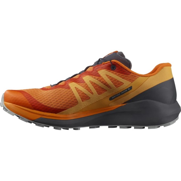 Salomon Sense Ride 4 Men's Trail Running Shoes Orange | 064-LGPAIB