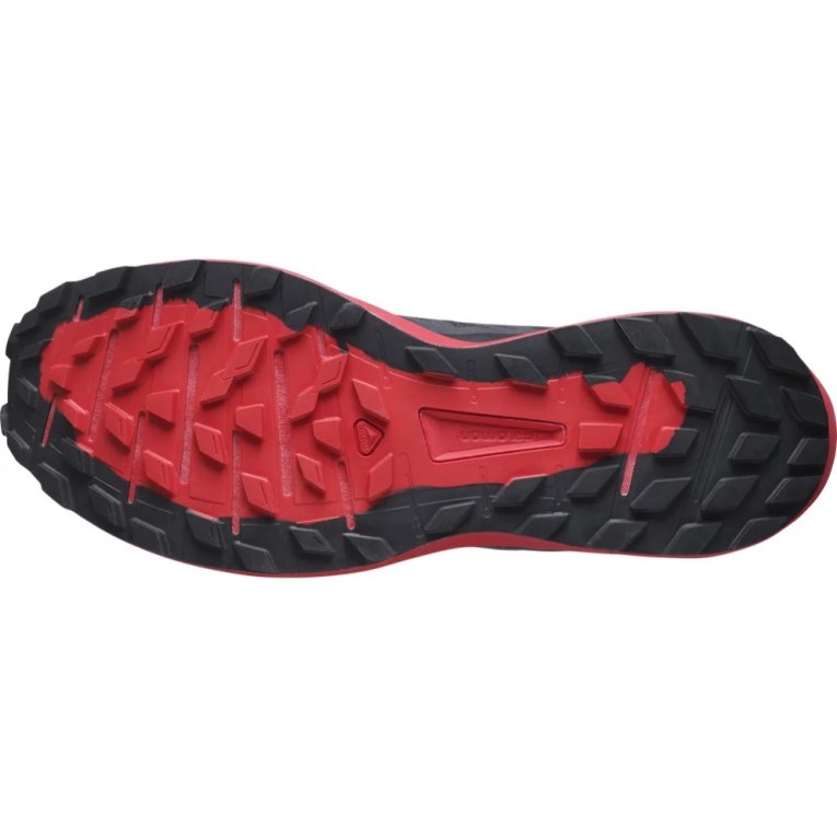 Salomon Sense Ride 4 Men's Trail Running Shoes Black / Red | 150-NTEKPW