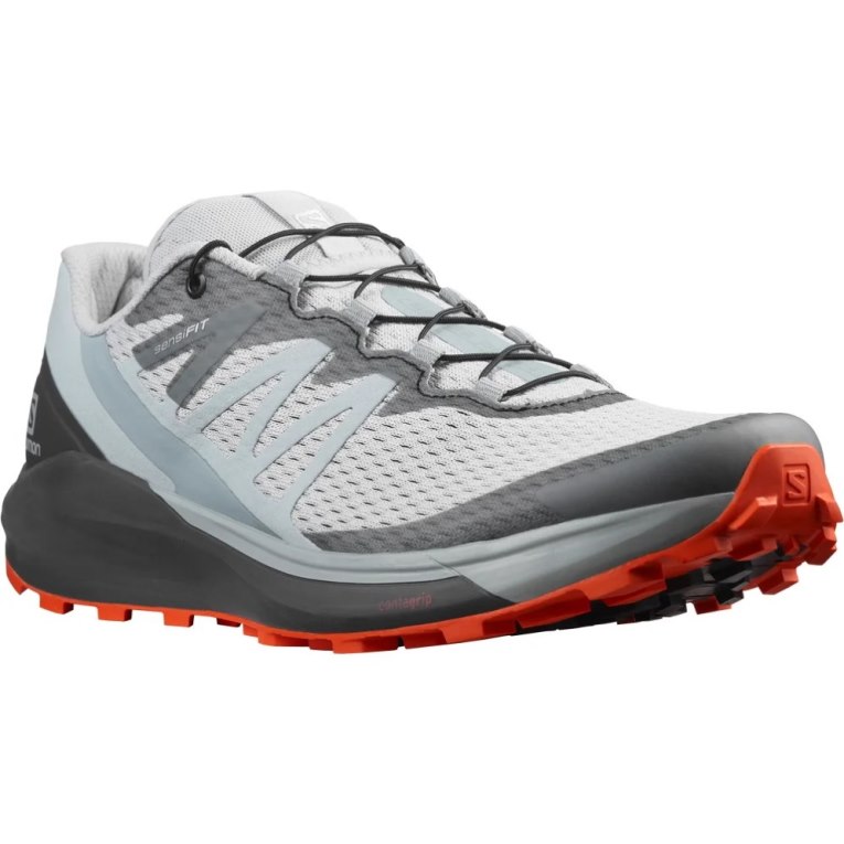 Salomon Sense Ride 4 Men's Trail Running Shoes Grey | 165-GLTQUF