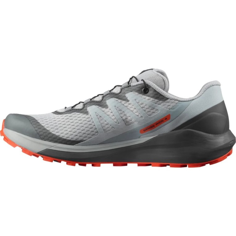 Salomon Sense Ride 4 Men's Trail Running Shoes Grey | 165-GLTQUF